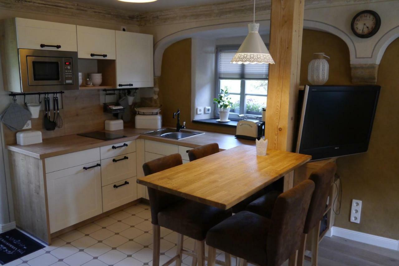 Ferienwohnung "Alte Bauernstube" Meißen Eksteriør bilde